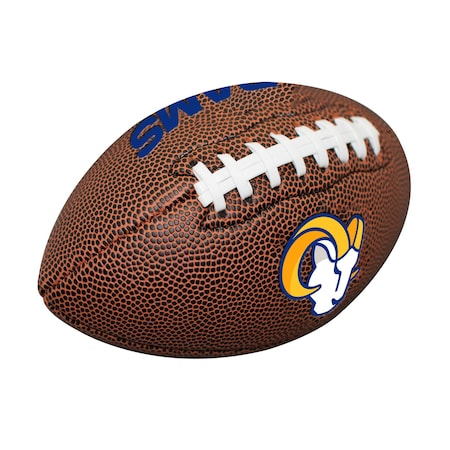 Logo Brands LA Rams Mini Size Composite Football 629-93MC-1